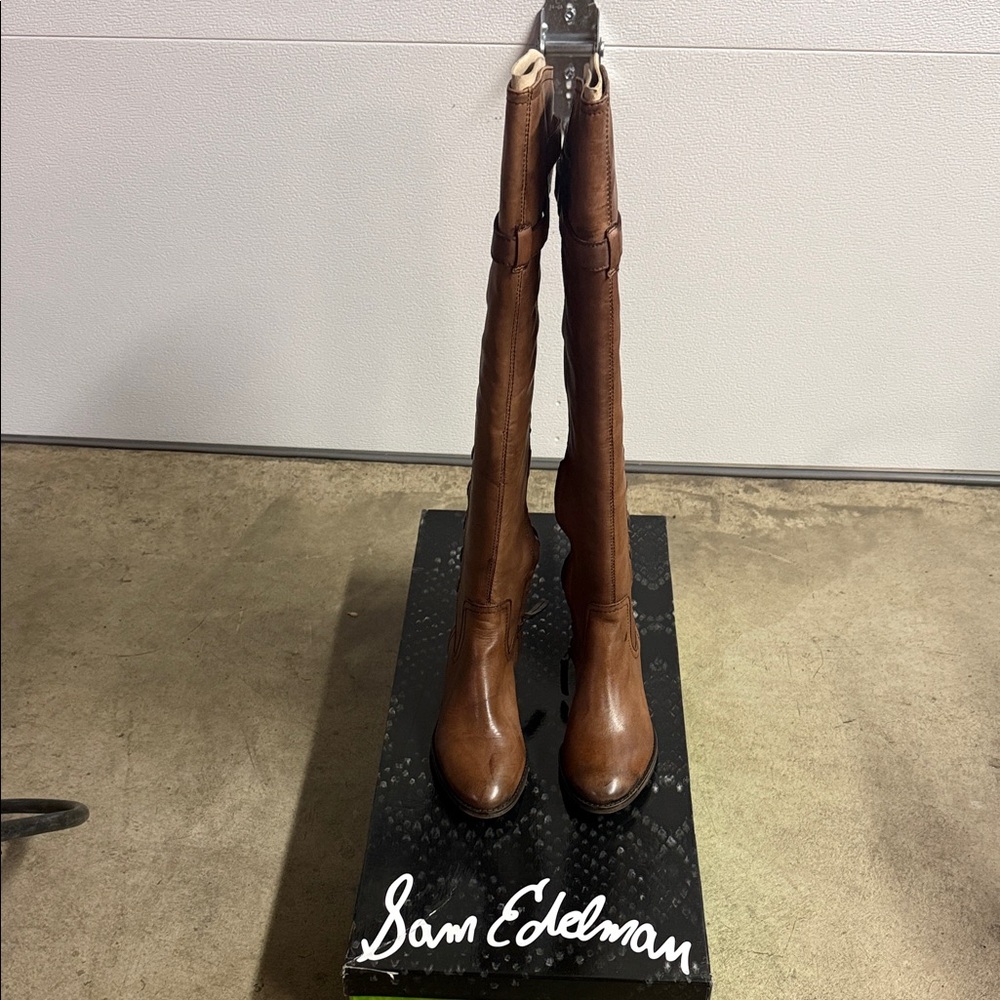 Brand new Sam Edelman Tan Leather Boots